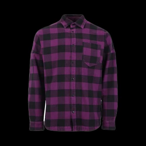 Palm Angels Classic Logo Overshirt Purple/White