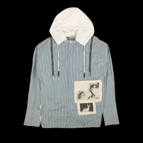 Palm Angels Sensitive Content Hooded Jacket 'White'