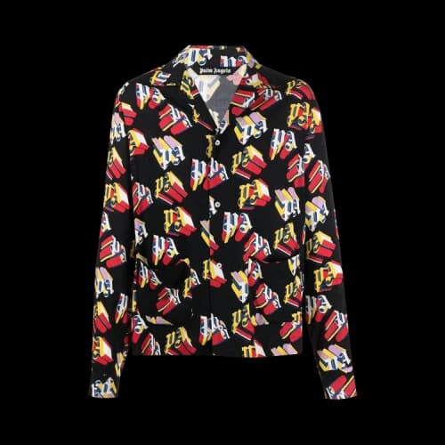Palm Angels 3D Pajama Shirt 'Black/Red'