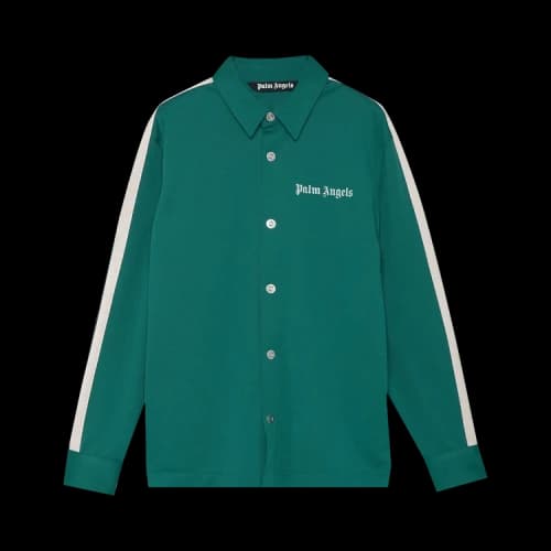 Palm Angels Track Shirt 'Forest Green'