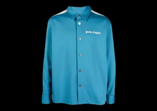 Palm Angels Classic Track Jacket Light Blue/Off-White