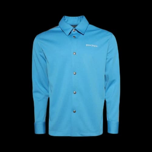 Palm Angels Classic Logo Track Shirt 'Light Blue'