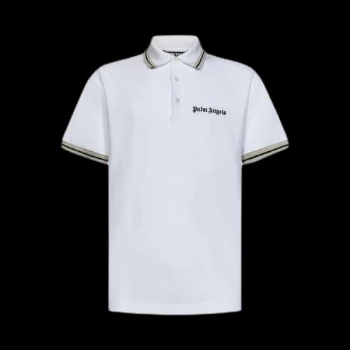 Palm Angels Classic Logo Polo Shirt 'White/Black'