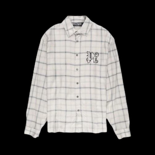 Palm Angels PA Monogram Shirt Beige/Black