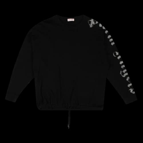 Palm Angels Wool Drawstring Waist Sweater 'Black'