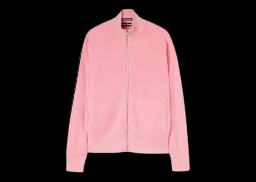 Palm Angels Cashemere Fuchsia Fluo Track Jacket 6803 Fuchsia Fluo/Off White