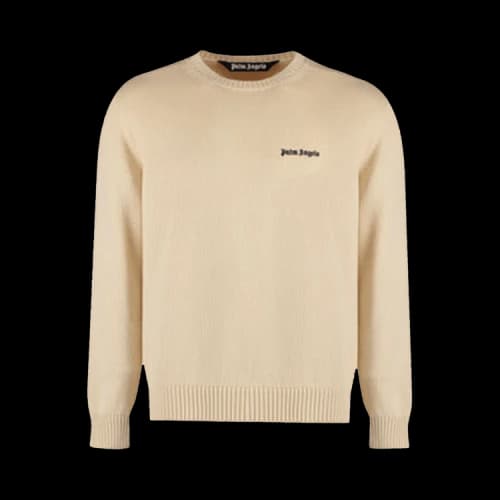 Palm Angels Logo Sweater 'Cream'