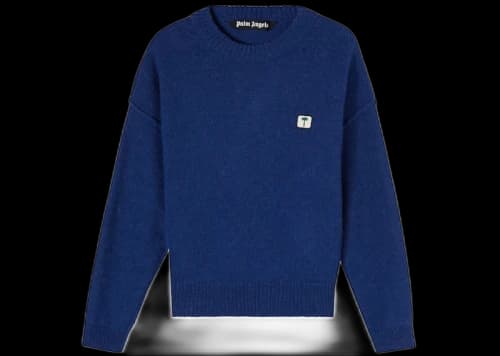 Palm Angels Palm Tree PXP Sweater Blue