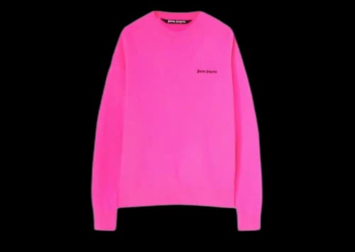 Palm Angels Basic Logo Sweatshirt Fuchsia/Black