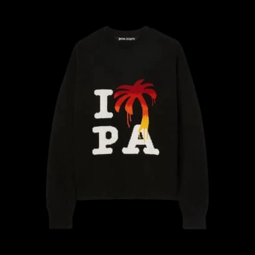 Palm Angels I Love PA Sweater Black