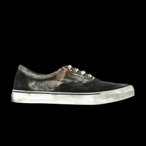 Palm Angels Distressed Low 'Black Camo'