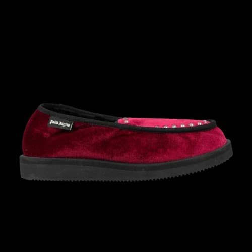 Suicoke x Palm Angels Studded Loafer Slipper 'Wine Velvet'