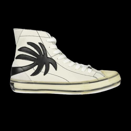 Palm Angels Vulcanized High 'Palm Tree - White'