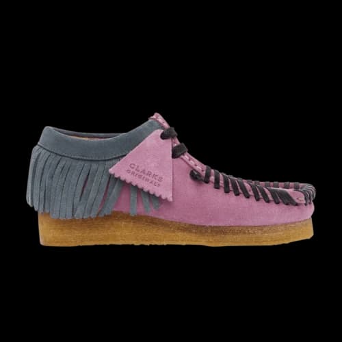 Palm Angels x Clarks Fringed Wallabee Moccasin 'Lilac'