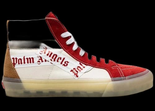 Palm Angels x Vans Sk8-Hi Reissue Sneakers White Red