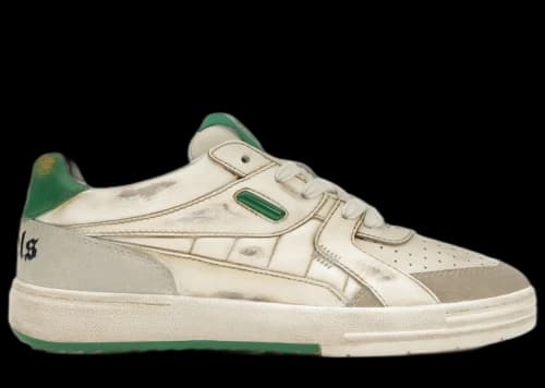 Palm Angels Palm University Vintage Sneaker White Green