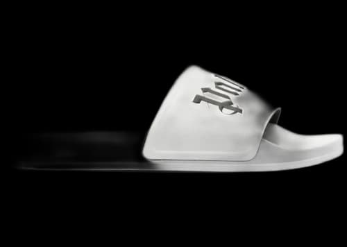 Palm Angels Logo Slide White Black