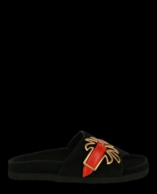 Palm Angels Palm Buckle Sandals Black