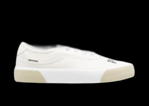 Palm Angels Logo Skaters Sneakers Cream White