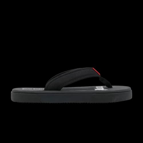 Palm Angels Logo Tag Flip Flops 'Black'