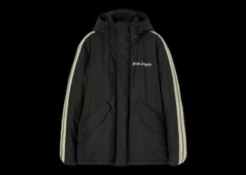 Palm Angels Track Ski Jacket Black/White