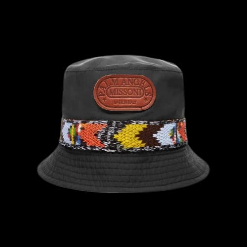 Palm Angels x Missoni Heritage Bucket Hat 'Black/Yellow'