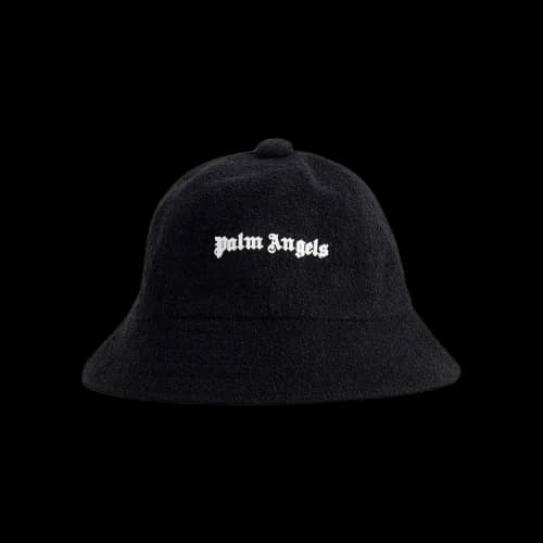 Palm Angels Boucle Bucket Hat 'Black/White'