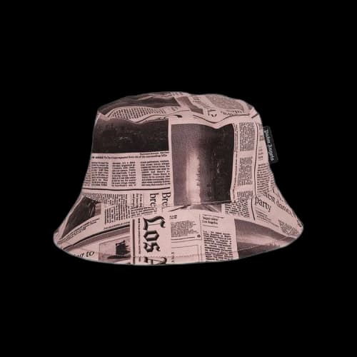 Palm Angels LA Times Reverse Bucket Hat 'Pink/Black'