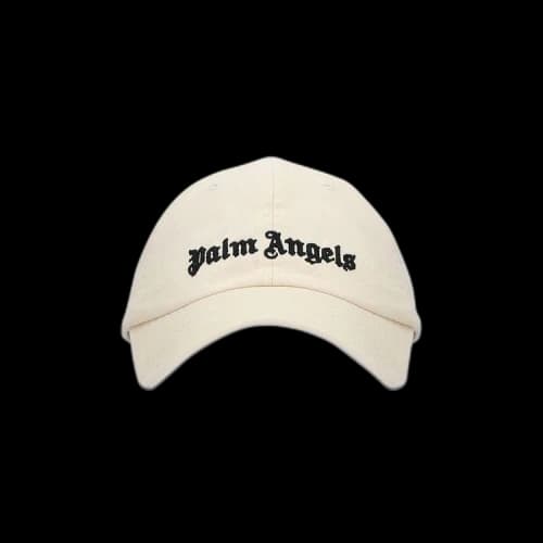 Palm Angels Logo Cap White