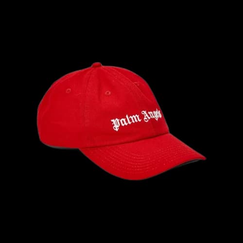 Palm Angels Classic Logo Cap 'Red/White'