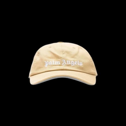 Palm Angels Embroidered Logo Cap Yellow