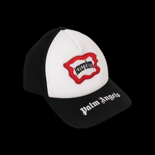 Palm Angels x Ice Cream Logo Baseball Cap 'Black/White'