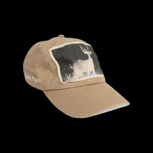 Palm Angels Deer Graphic Patch Baseball Cap 'Tan'