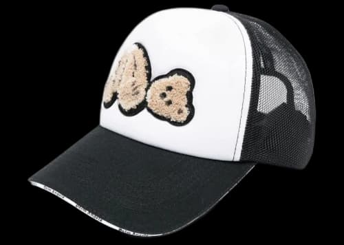 Palm Angels Bear-Motif Cap White