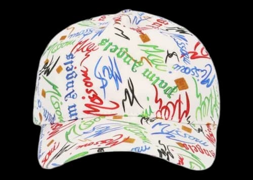 Palm Angels x Missoni Scribble Velcro Strap Cap White/Multi