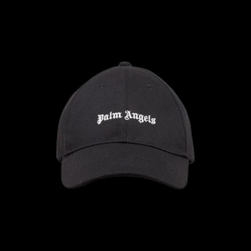Palm Angels Embroidered Logo Snapback Cap Black/White