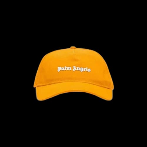 Palm Angels Logo Baseball Cap Yellow