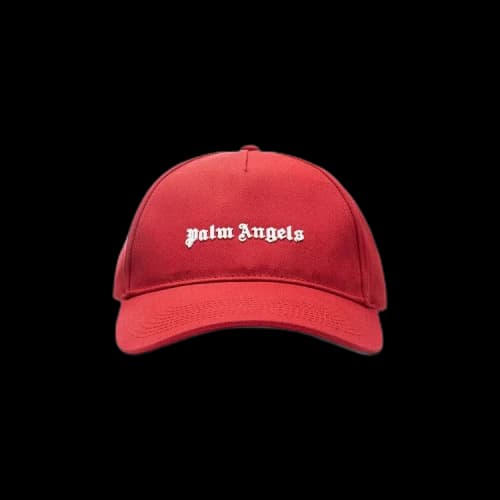 Palm Angels Classic Logo Cap 'Red/Silver'