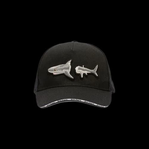 Palm Angels Broken Shark Cap Black/Grey