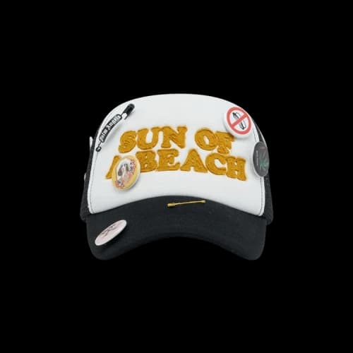 Palm Angels Soab Pins Cap 'Black/Orange'