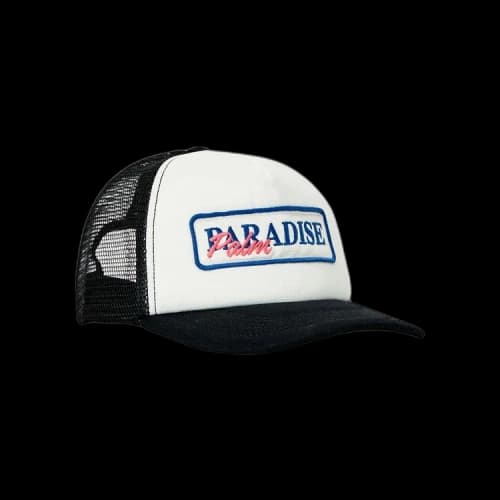 Palm Angels Paradise Palm Trucker Hat 'Black'