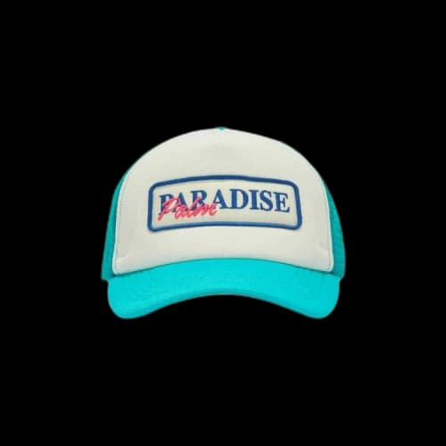 Palm Angels Paradise Palm Trucker Hat 'Light Blue'