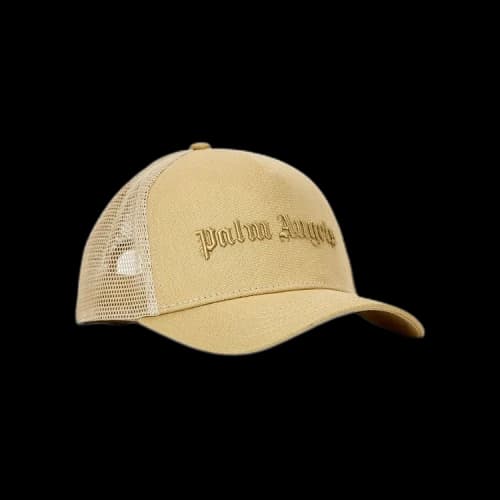Palm Angels Classic Logo Trucker Cap 'Beige'