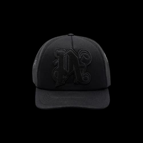 Palm Angels Monogram Cap Black/Black