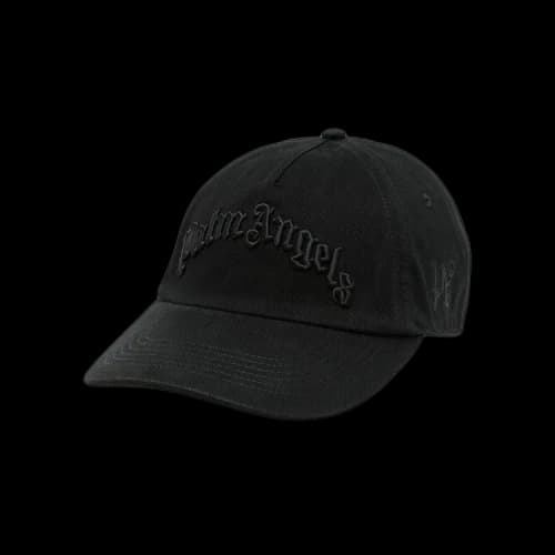 Palm Angels Curved Logo Cap 'Black'