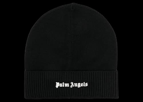 Palm Angels Classic Logo Beanie Black