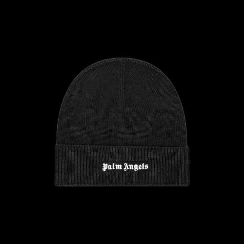 Palm Angels Classic Logo Beanie 'Black/White'