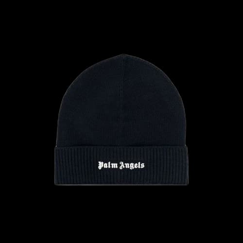 Palm Angels Classic Logo Beanie 'Navy Blue'