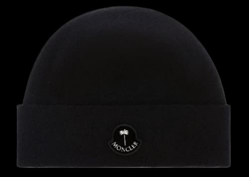 Moncler x Palm Angels Checks Beanie Black/White