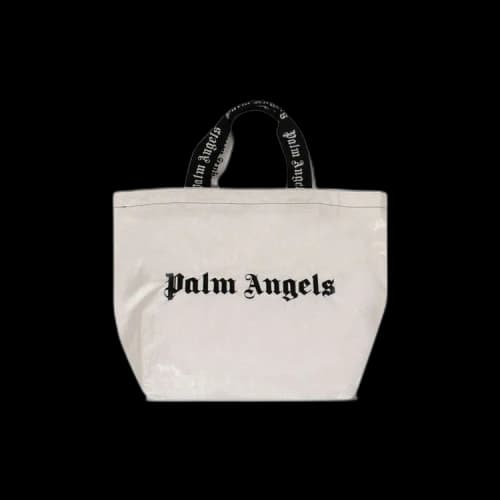 Palm Angels Classic Logo Shopper Bag 'White'